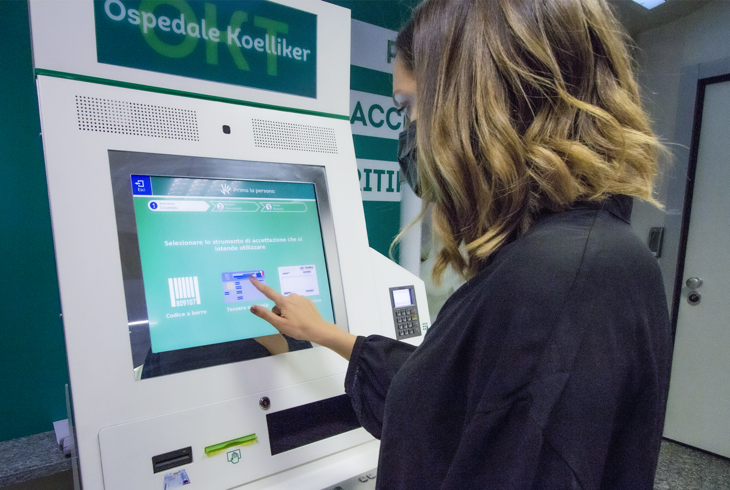 Accettazione e pagamenti self service